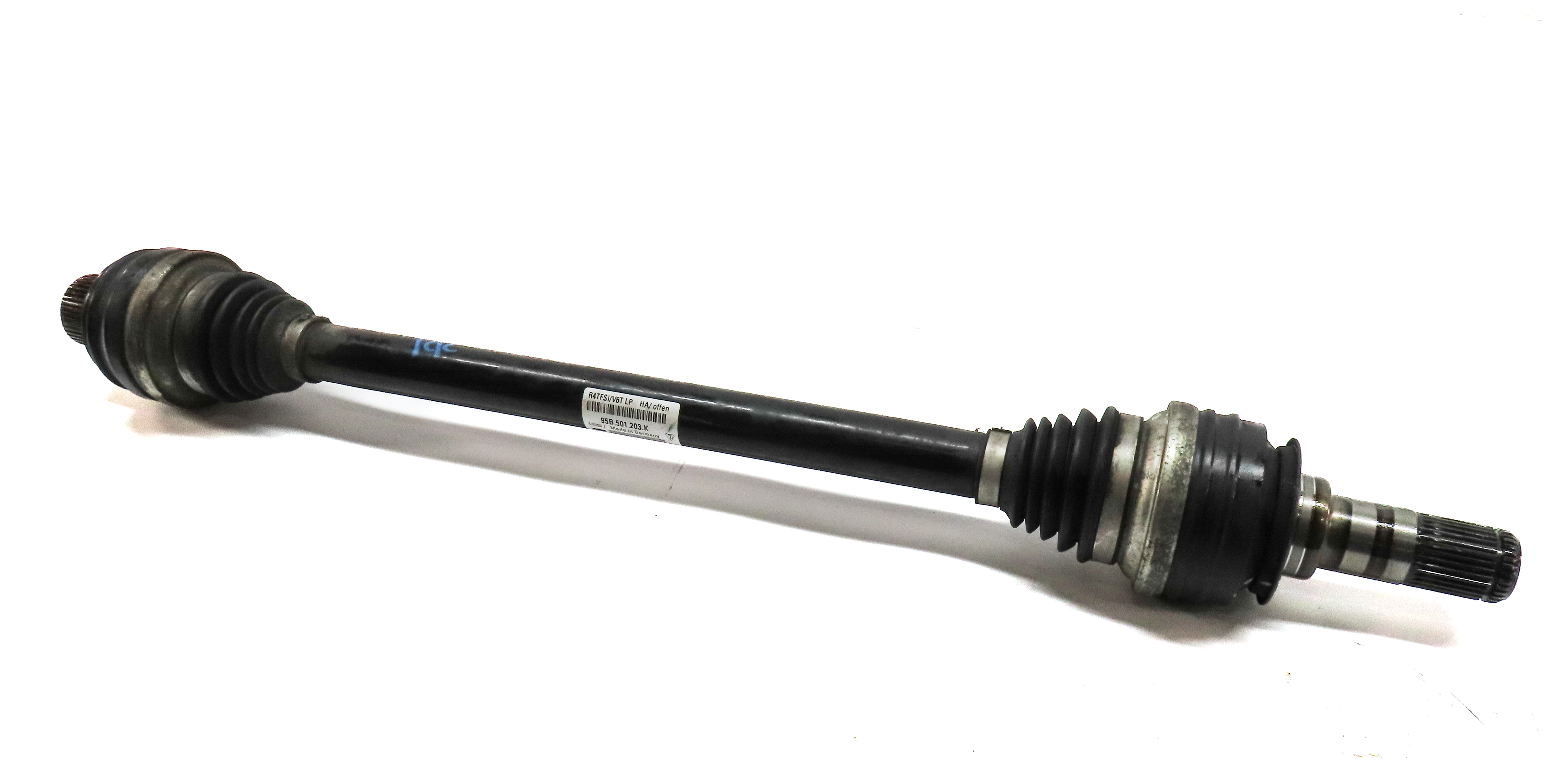 17-19 PORSCHE MACAN (95B) 2.0L 3.0L REAR RIGHT AXLE SHAFT (w/o TORQUE VECTORING) — exact item pictured